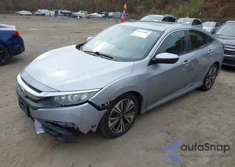 2017 Honda Civic Ex-T из США, поврежденный, VIN 19XFC1F30HE209962